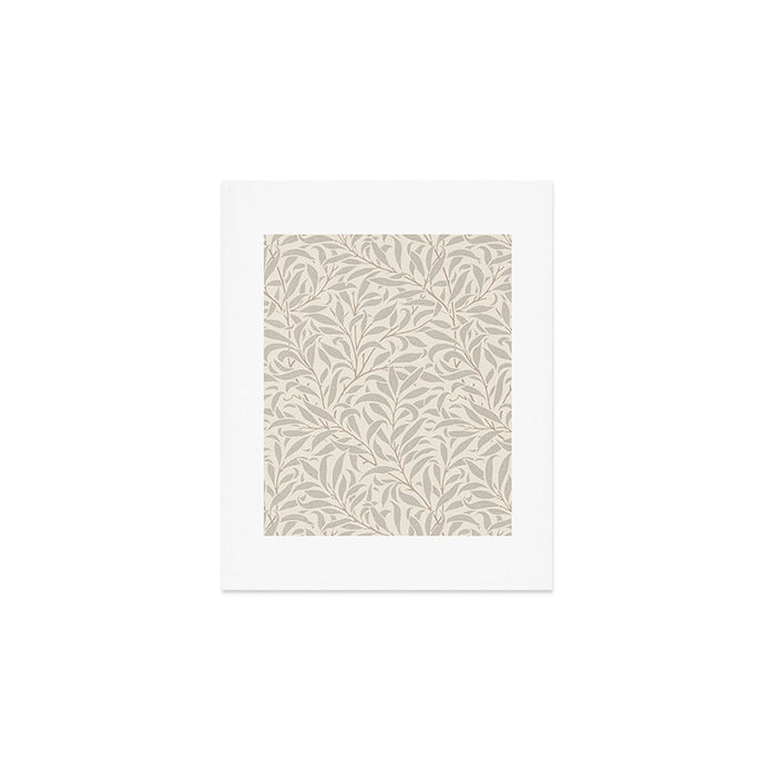 William Morris Willow Bough Ecru Silver Art Print Gallery Image 1