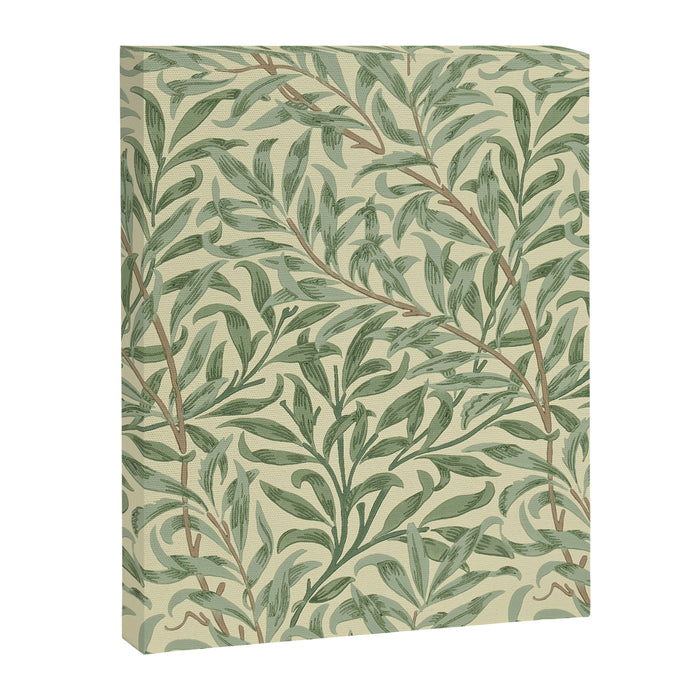 William Morris Willow Bough Green Cream Vintage Pattern Canvas Print Gallery Image 1