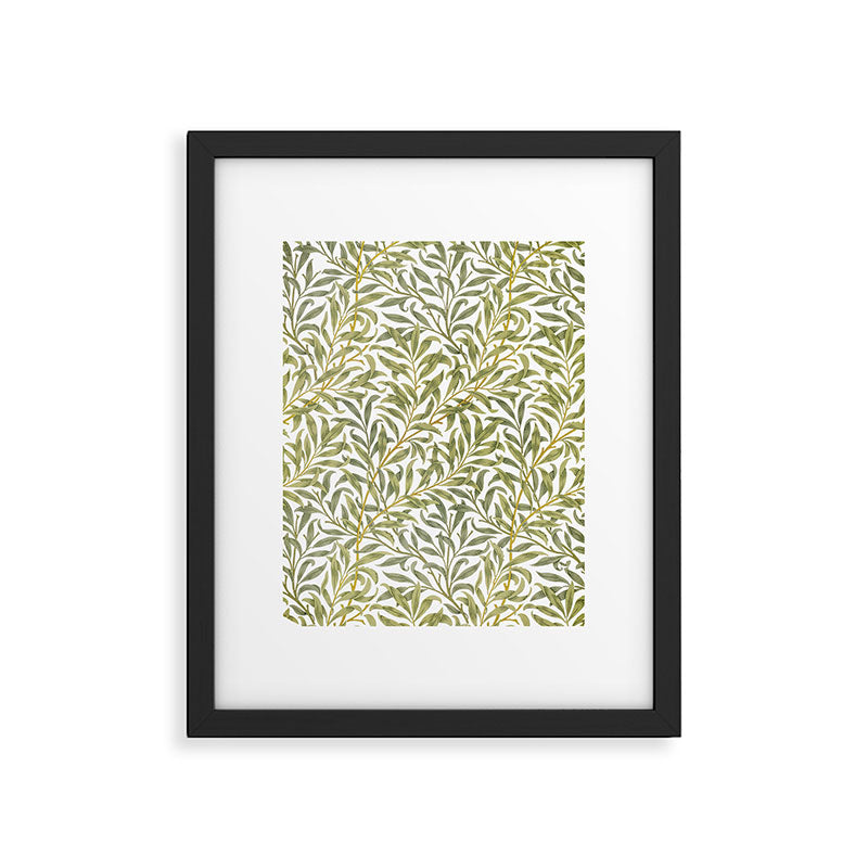 William Morris Willow Bough Green & White 1887 Framed Art Print Gallery Image 5