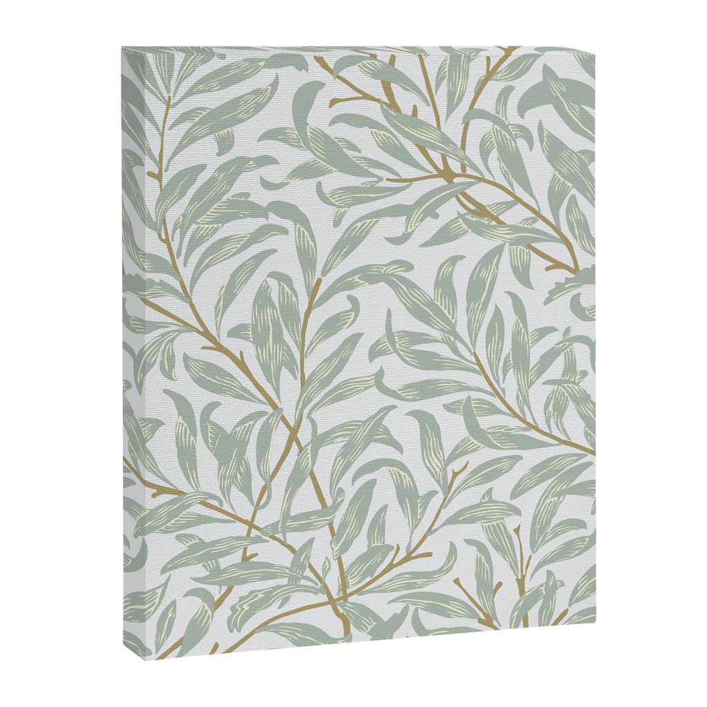 William Morris Willow Bough Pastel Blue Green Canvas Print Gallery Image 8