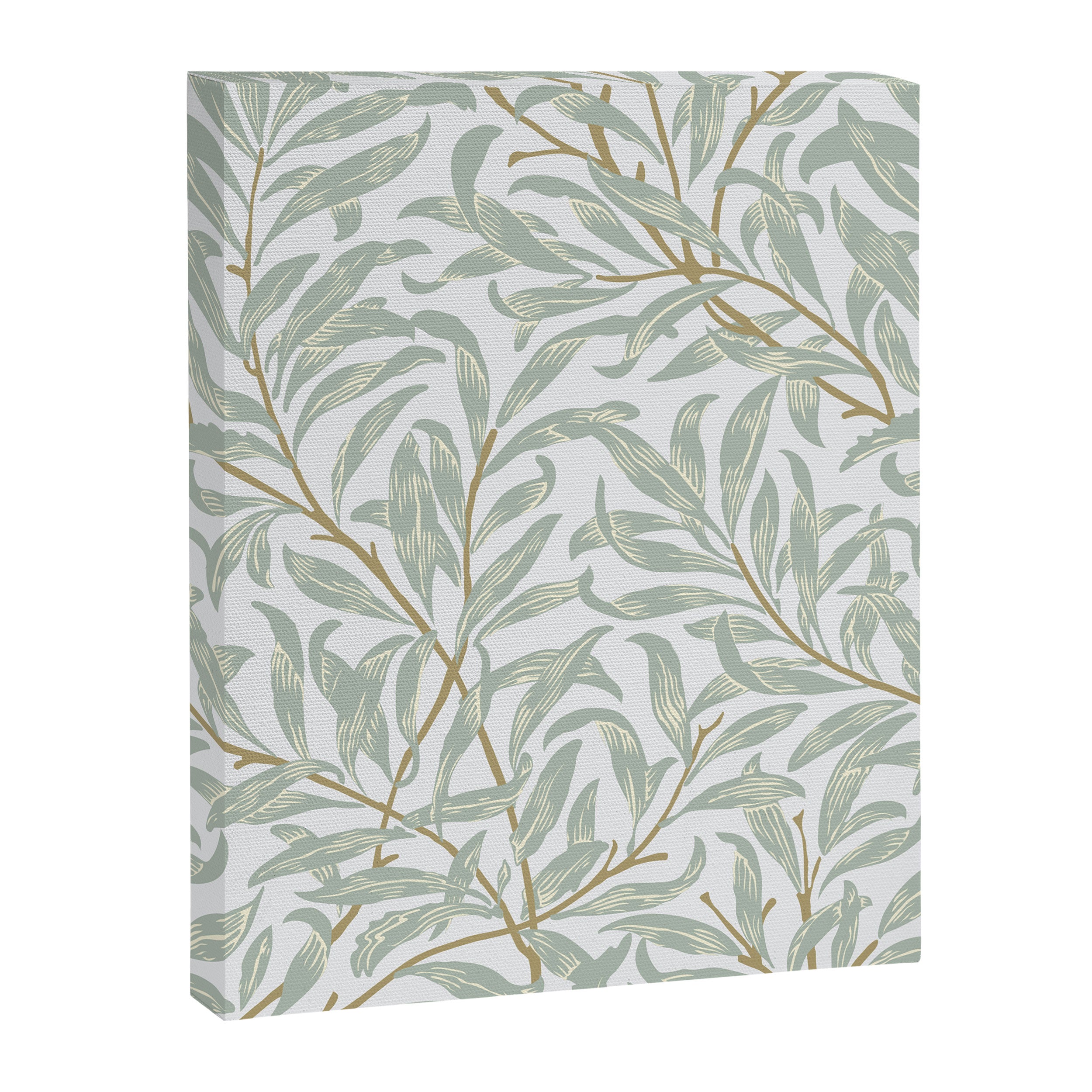 William Morris Willow Bough Pastel Blue Green Canvas Print Gallery Image 8