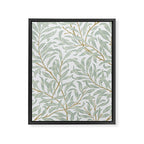 William Morris Willow Bough Pastel Blue Green Framed Canvas Print Gallery Image 8
