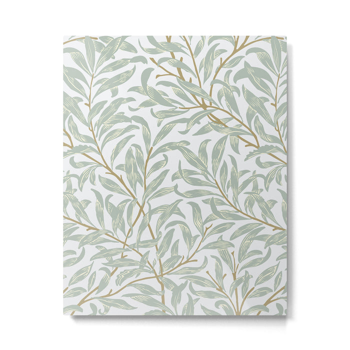 William Morris Willow Bough Pastel Blue Green Metal Print Gallery Image 1