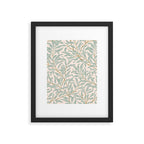 William Morris Willow Bough Pink Mint Framed Art Print Gallery Image 6