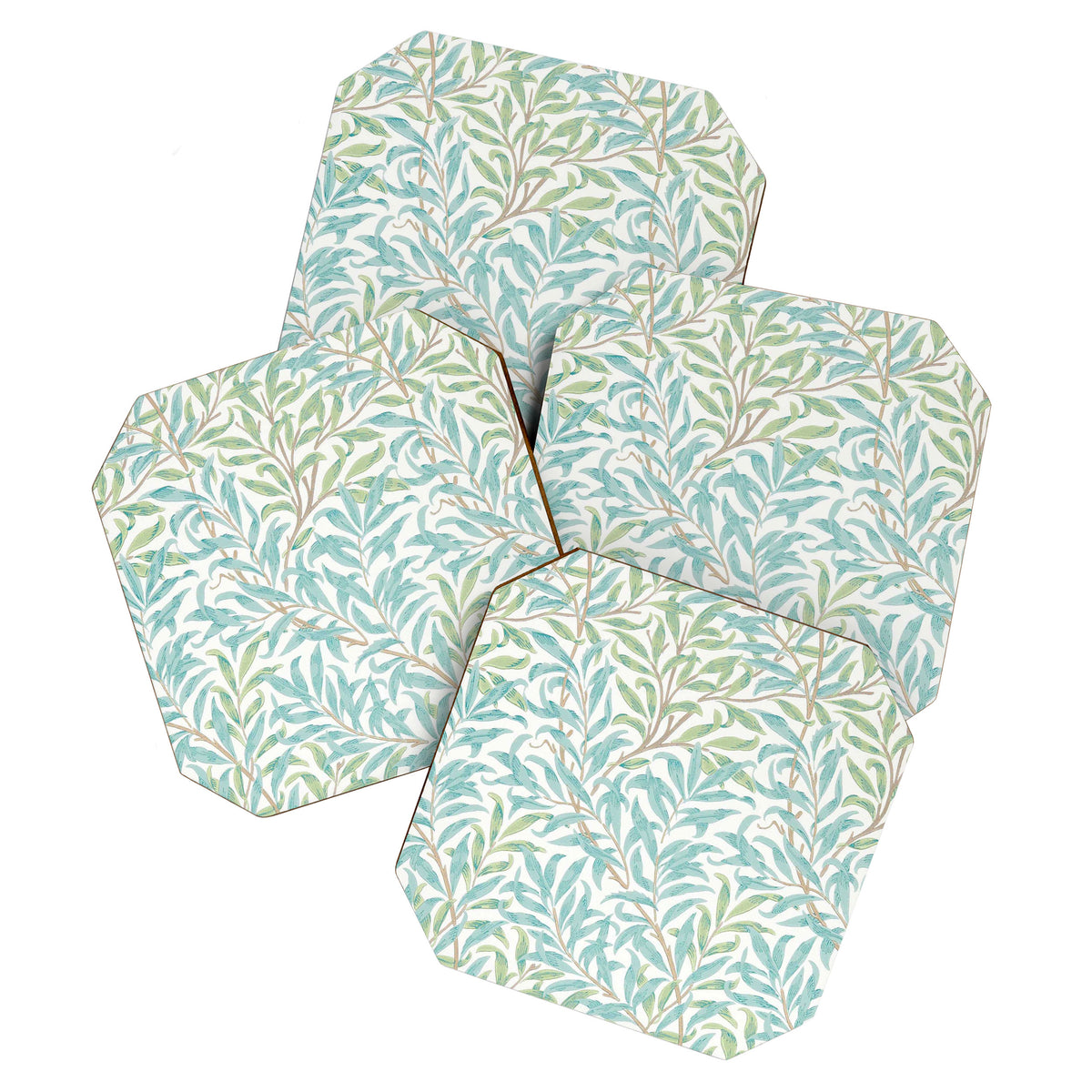 William Morris Willow Bough Seaglass Willow Coaster Gallery Image 1