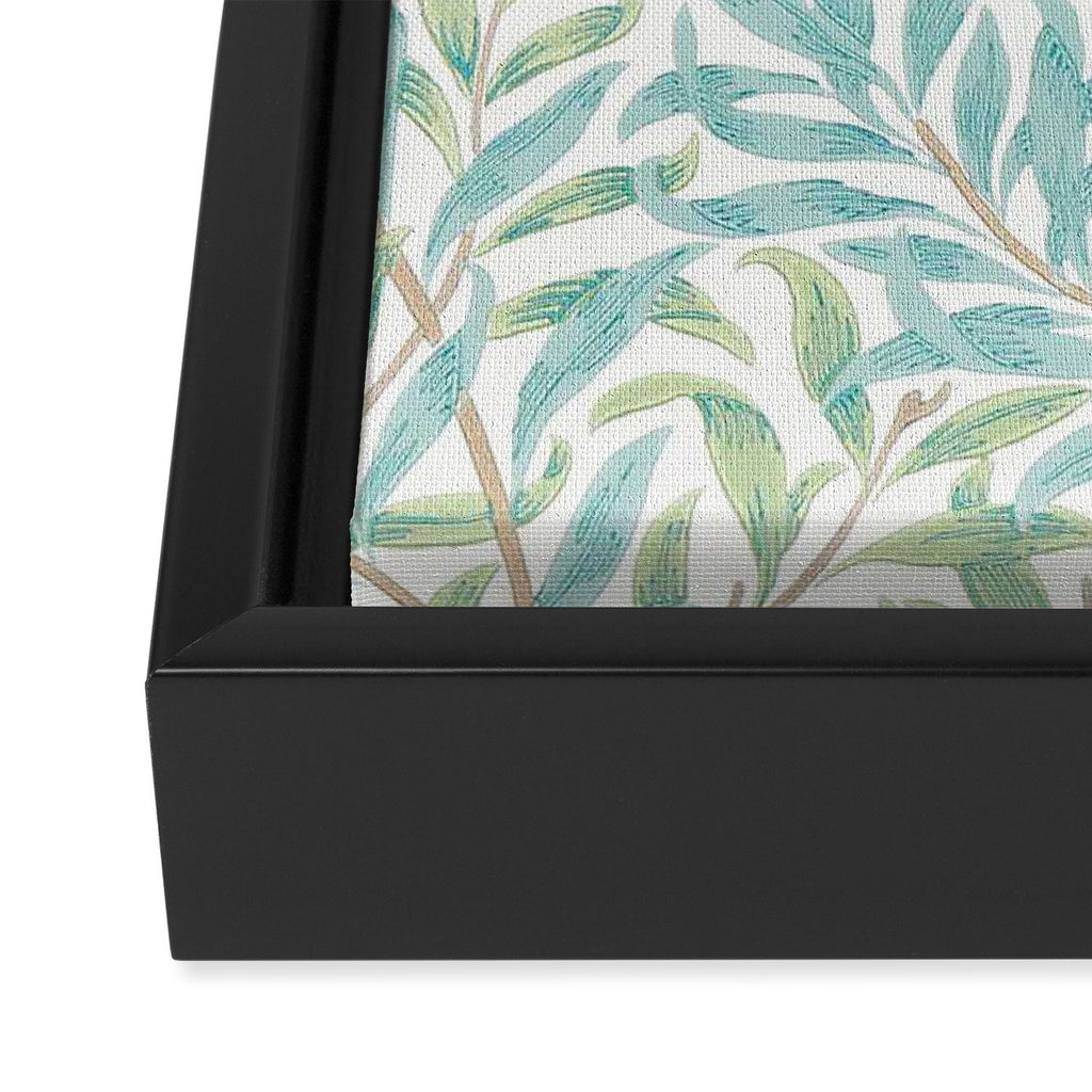 William Morris Willow Bough Seaglass Willow Framed Canvas Print Gallery Image 3