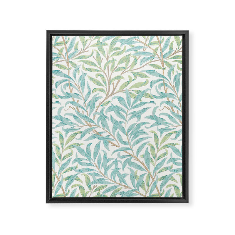 William Morris Willow Bough Seaglass Willow Framed Canvas Print Gallery Image 8