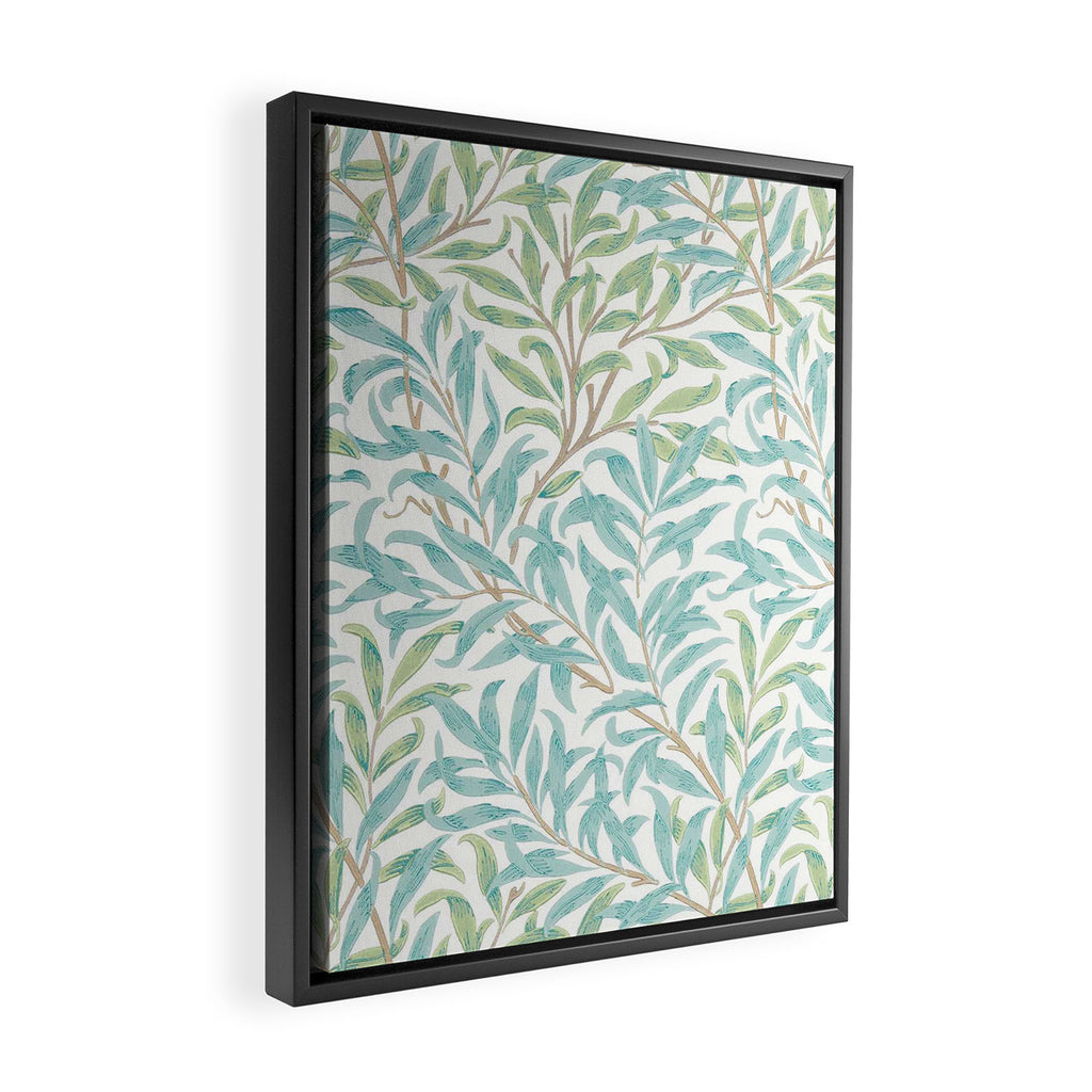 William Morris Willow Bough Seaglass Willow Framed Canvas Print Gallery Image 2