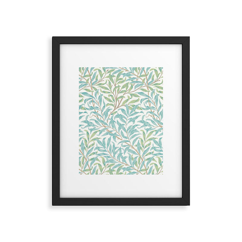 William Morris Willow Bough Seaglass Willow Framed Art Print Gallery Image 6