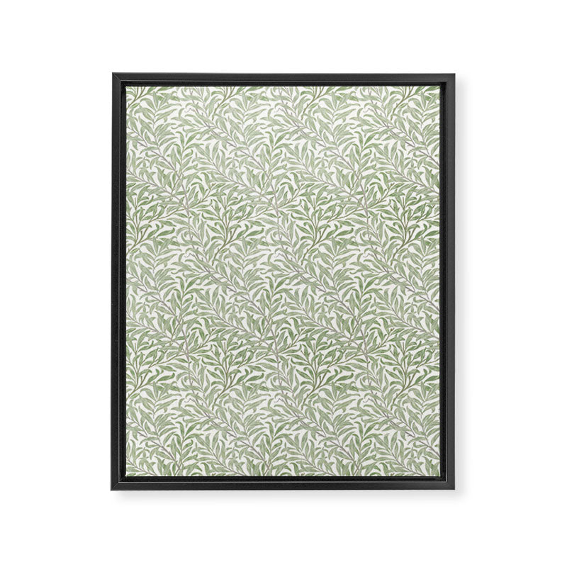 William Morris Willow Bough Willow Ecru Framed Canvas Print Gallery Image 8
