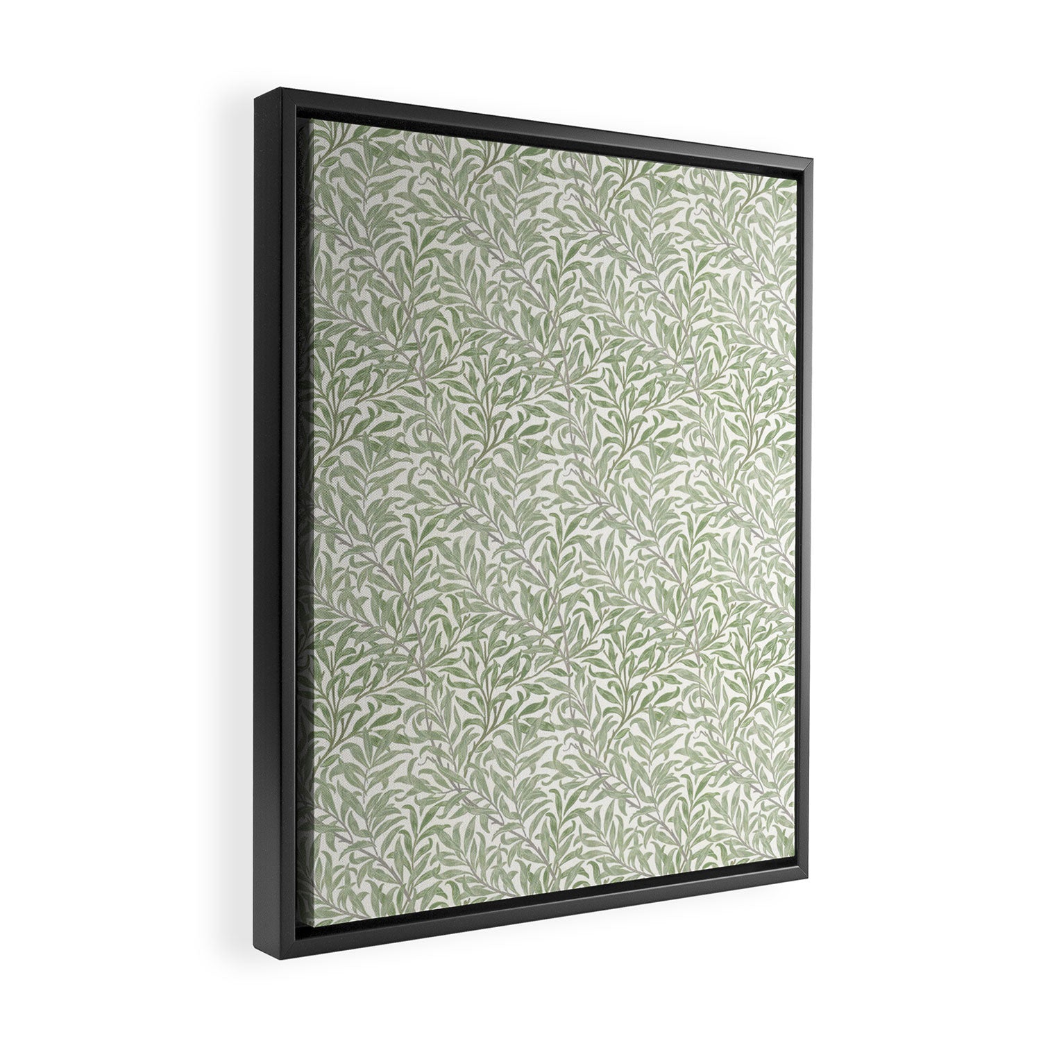William Morris Willow Bough Willow Ecru Framed Canvas Print Gallery Image 2