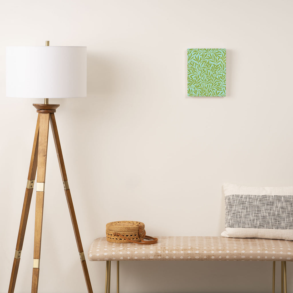 William Morris Willow Sky Leaf Canvas Print Gallery Image 2