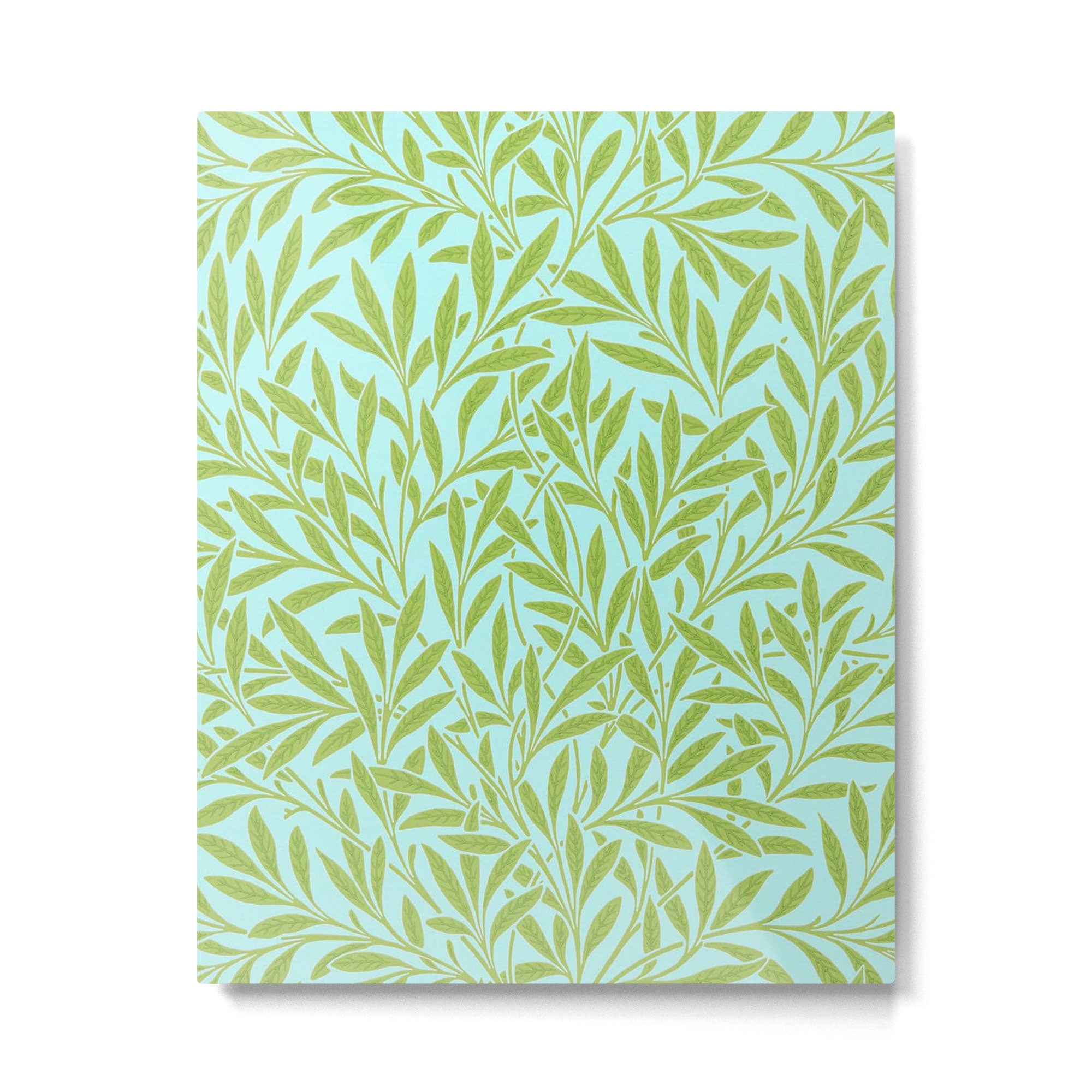 William Morris Willow Sky Leaf Metal Print Gallery Image 6