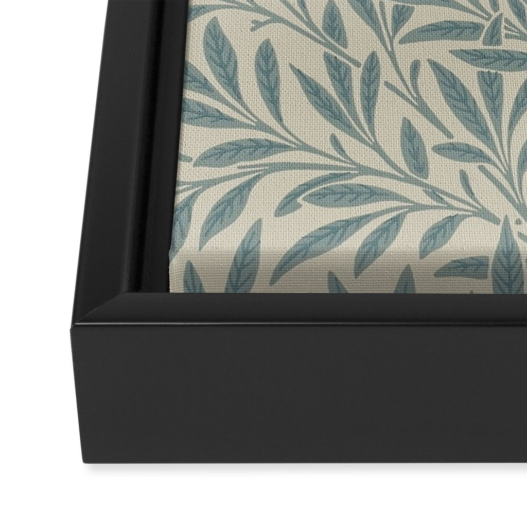 William Morris Willow Slate Framed Canvas Print Gallery Image 3
