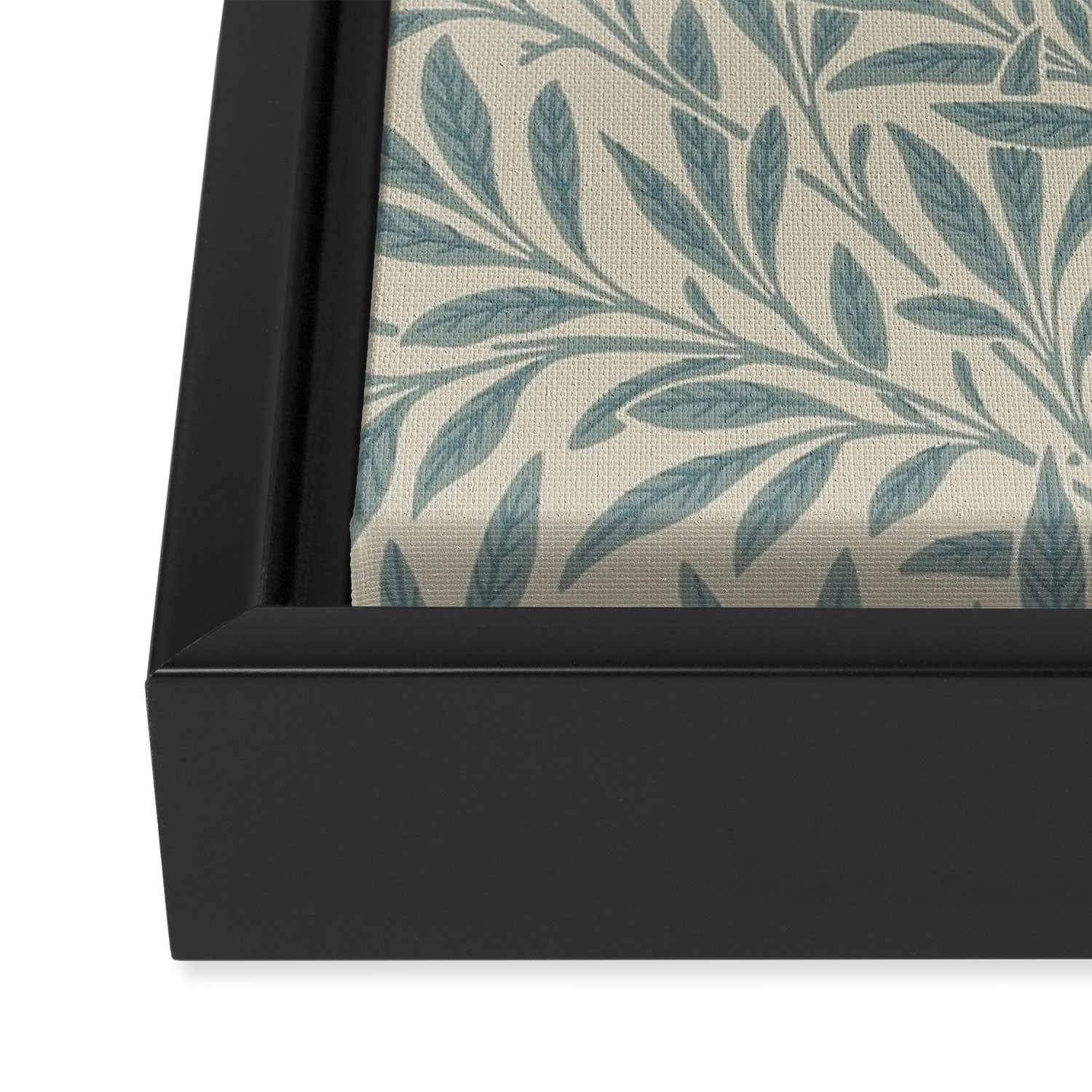 William Morris Willow Slate Framed Canvas Print Gallery Image 3