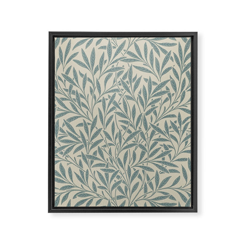 William Morris Willow Slate Framed Canvas Print Gallery Image 8
