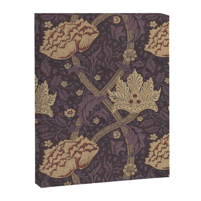 William Morris Windrush Aubergine Wine Vintage Pattern Canvas Print Gallery Image 1