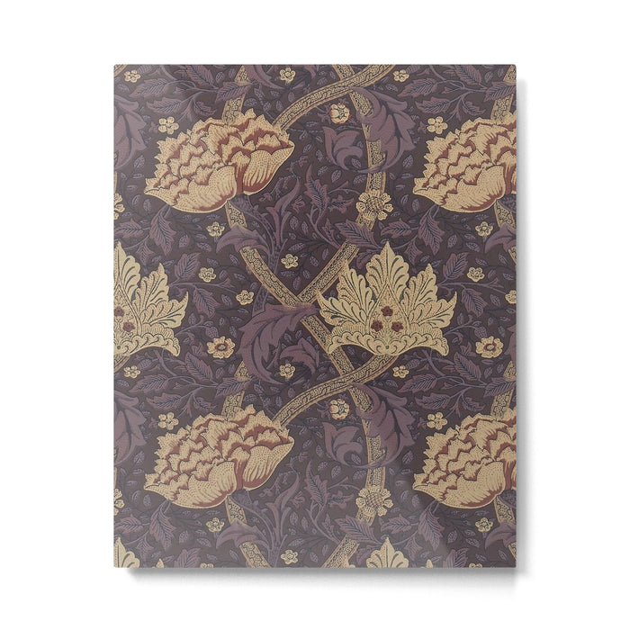 William Morris Windrush Aubergine Wine Vintage Pattern Metal Print Gallery Image 1