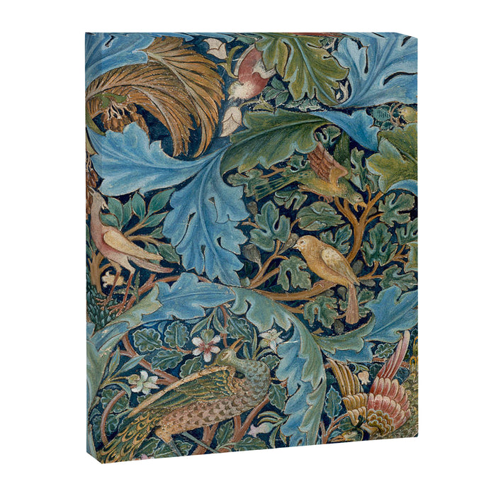 William Morris Woodland Forest Birds Tapestry Canvas Print Gallery Image 1