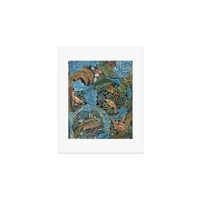 William Morris Woodland Forest Birds Tapestry Art Print Gallery Image 1