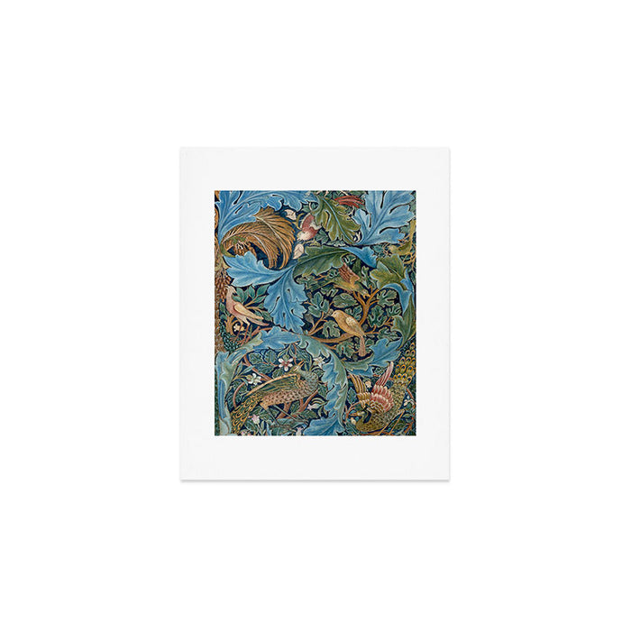 William Morris Woodland Forest Birds Tapestry Art Print Gallery Image 1