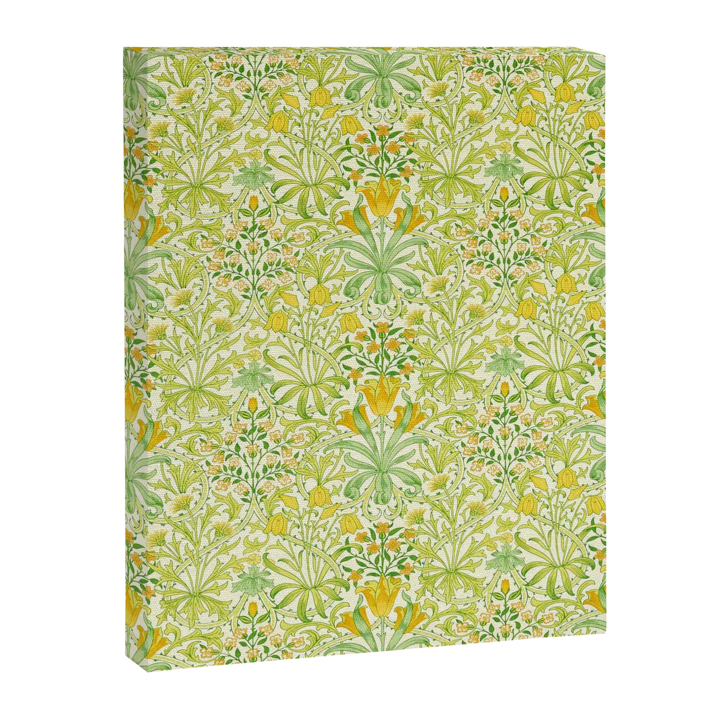 William Morris Woodland Weeds Sap Green Canvas Print Gallery Image 8