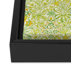 William Morris Woodland Weeds Sap Green Framed Canvas Print Gallery Image 3