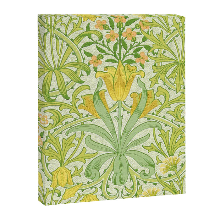 William Morris Woodland Weeds Sap Green Canvas Print Gallery Image 1