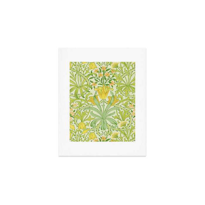 William Morris Woodland Weeds Sap Green Art Print Gallery Image 1