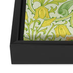 William Morris Woodland Weeds Sap Green Framed Canvas Print Gallery Image 3