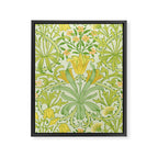 William Morris Woodland Weeds Sap Green Framed Canvas Print Gallery Image 8