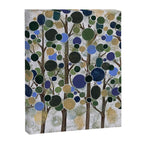 Blue Bubble Trees Canvas Print Gallery Image 8