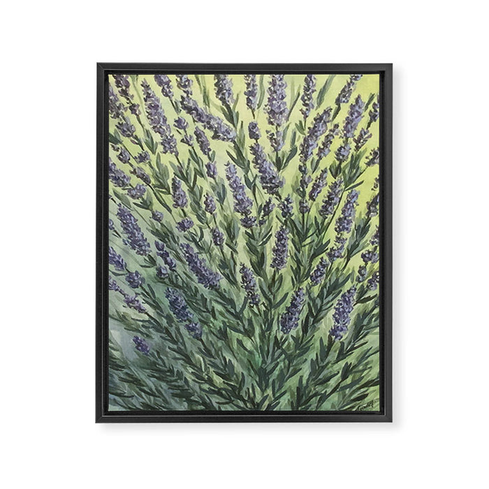 Lavender Love Framed Canvas Print Gallery Image 1