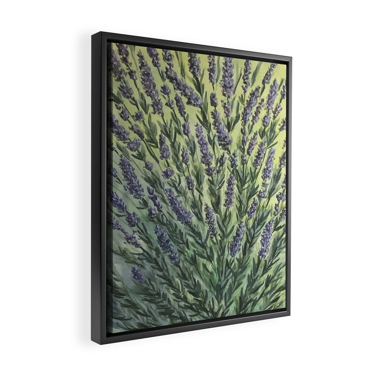 Lavender Love Framed Canvas Print Gallery Image 2