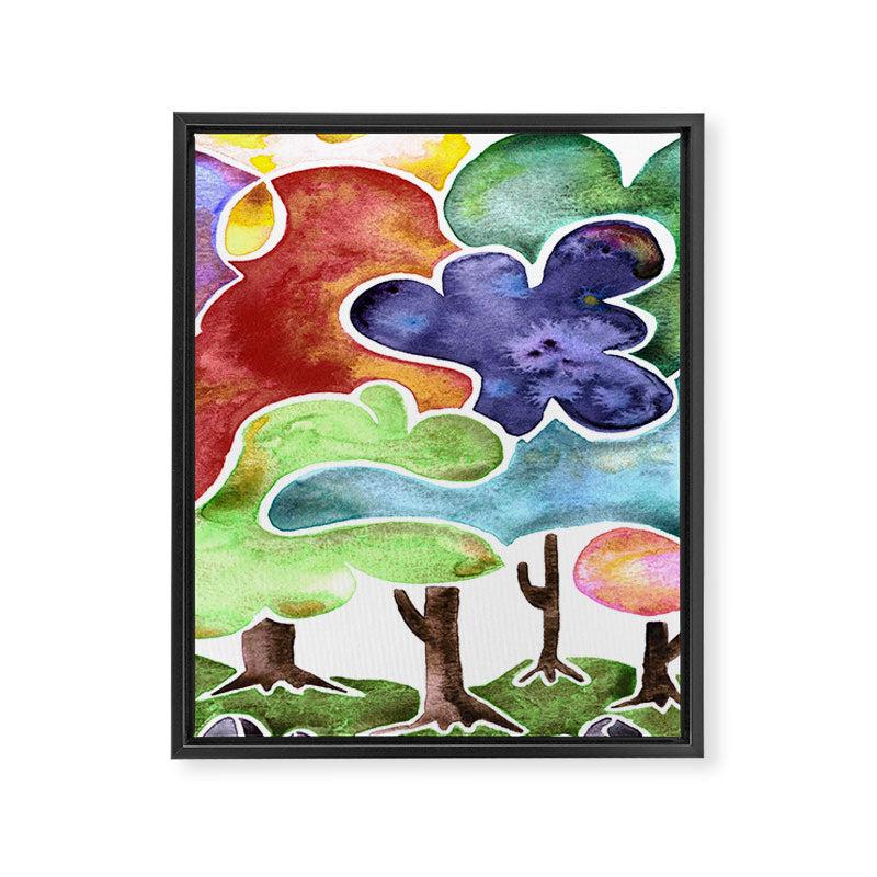 Loopy Beauties Framed Canvas Print Gallery Image 6
