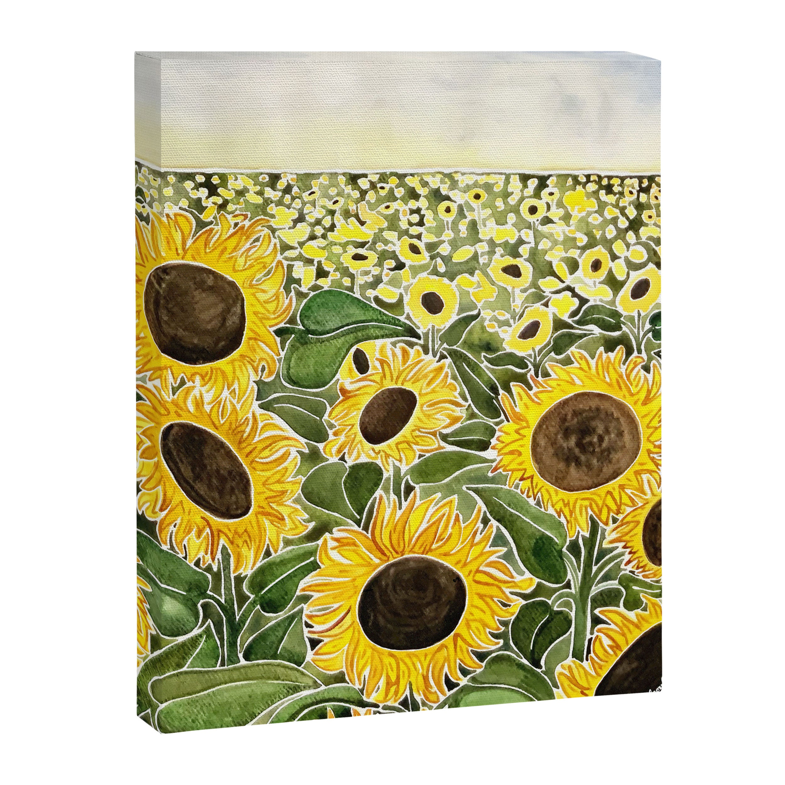Sunflower Field Canvas Print Gallery Image 6