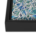 Watercolor Splashes Framed Canvas Print Gallery Image 3