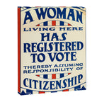 A Woman Living Here Has Registered to Vote, 1919 Canvas Print Gallery Image 6