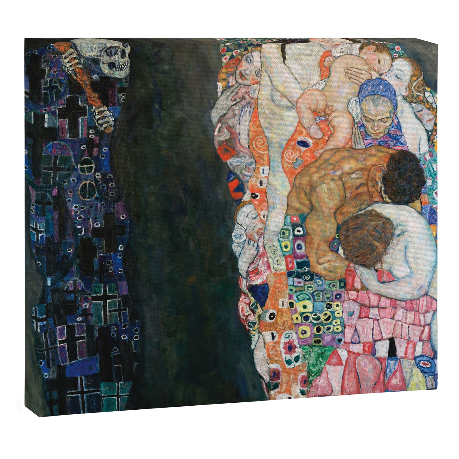 Death and Life by Gustav Klimt Canvas Print Gallery Image 3