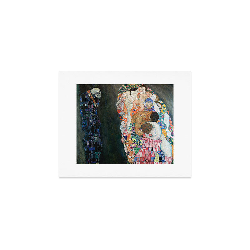 Death and Life by Gustav Klimt Art Print Gallery Image 1
