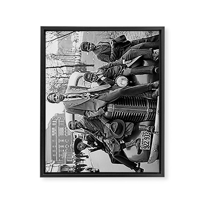 Easter morning. Southside Chicago, 1940s Framed Canvas Print Gallery Image 1