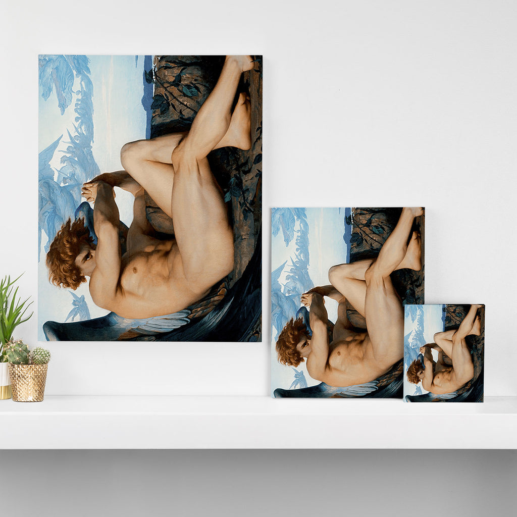 Fallen Angel by Alexandre Cabanel, 1847 Canvas Print Gallery Image 3