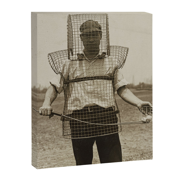 Golf Caddie in Armor, 1920s Canvas Print Gallery Image 1