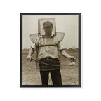 Golf Caddie in Armor, 1920s Framed Canvas Print Gallery Image 6
