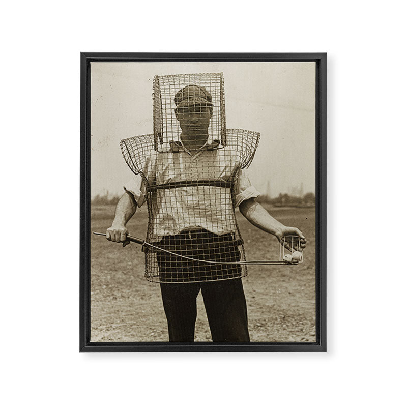 Golf Caddie in Armor, 1920s Framed Canvas Print Gallery Image 6