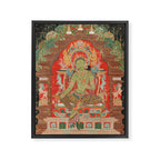Green Tara 13th Century Tibetan Art Framed Canvas Print Gallery Image 8