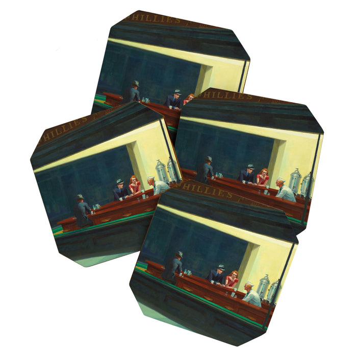 Nighthawks by Edward Hopper Coaster Gallery Image 1