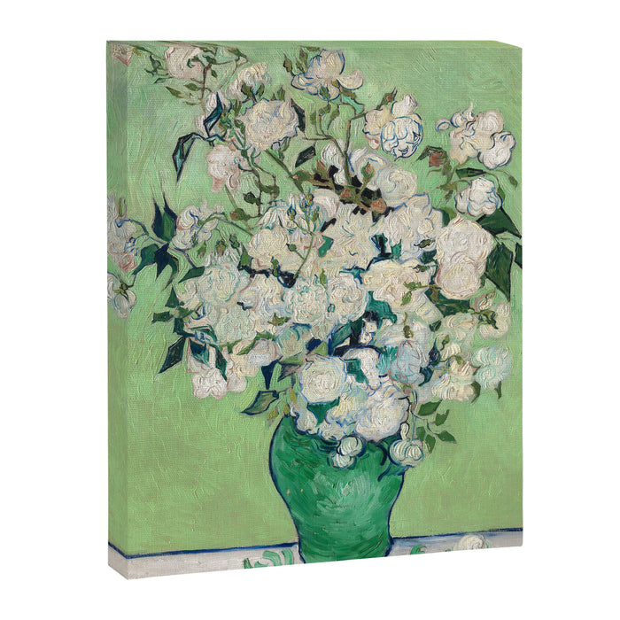 Roses by Vincent van Gogh,1890 Canvas Print Gallery Image 1