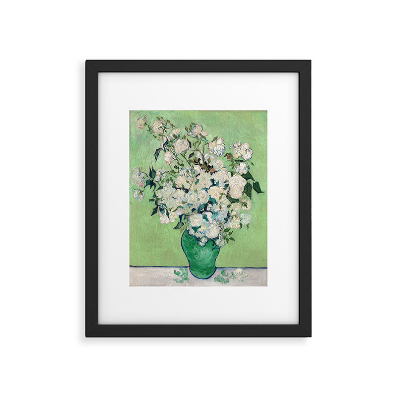 Roses by Vincent van Gogh,1890 Framed Art Print Gallery Image 5