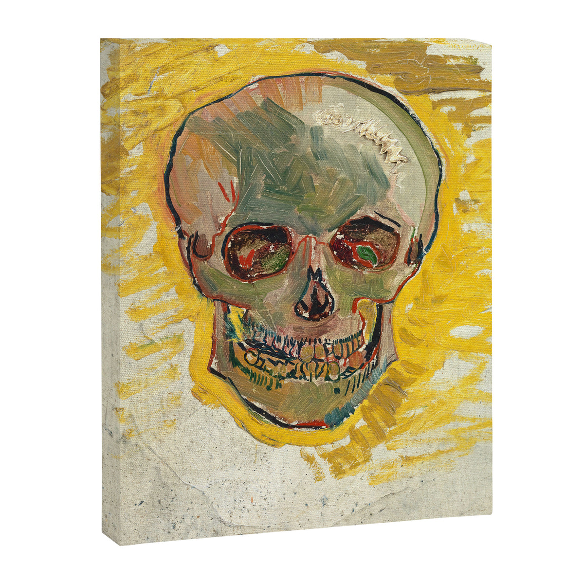 Skull by Vincent van Gogh, 1887 Canvas Print Gallery Image 6